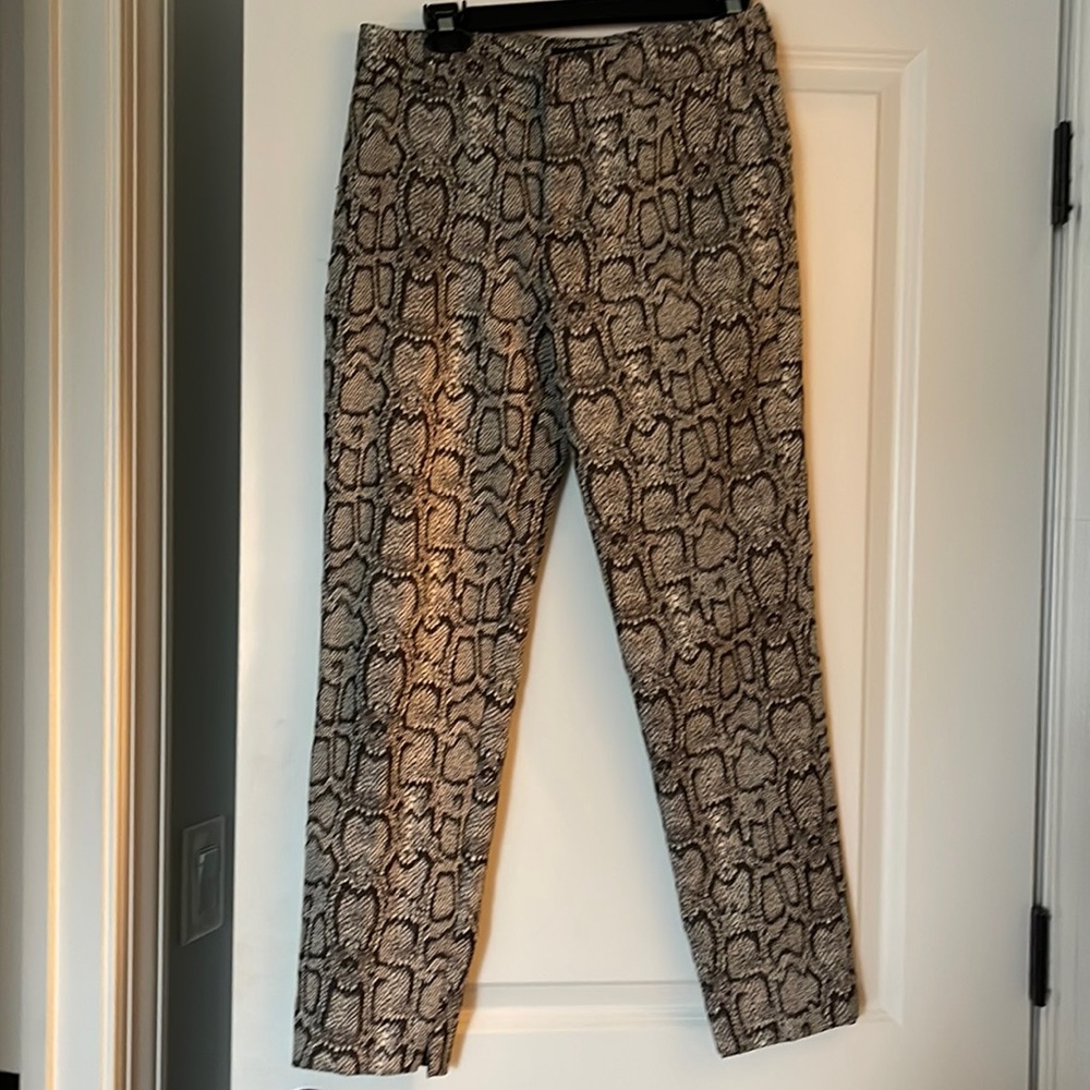 Zara snake print pants